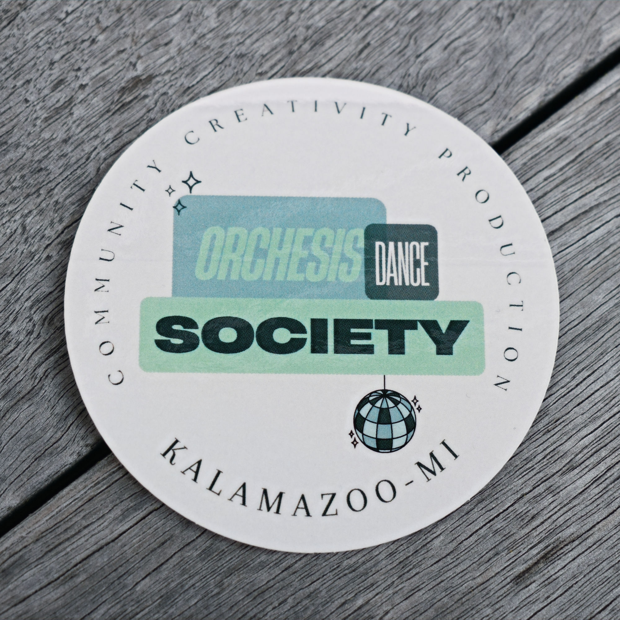 Disco ODS Circle Sticker