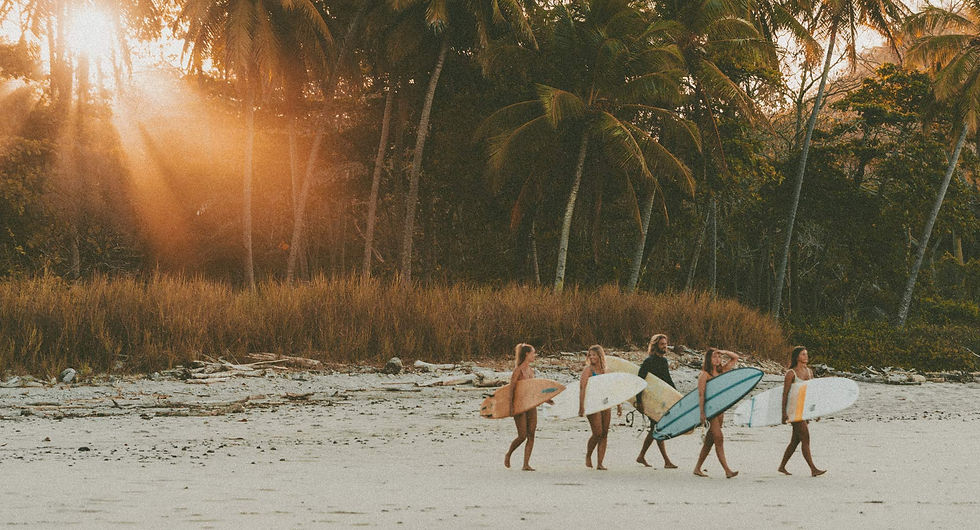 Surf lesson in Santa Teresa Costa Rica