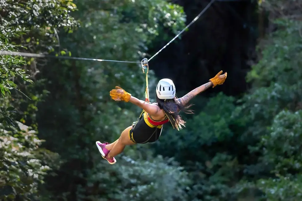 Broken Bow ziplining