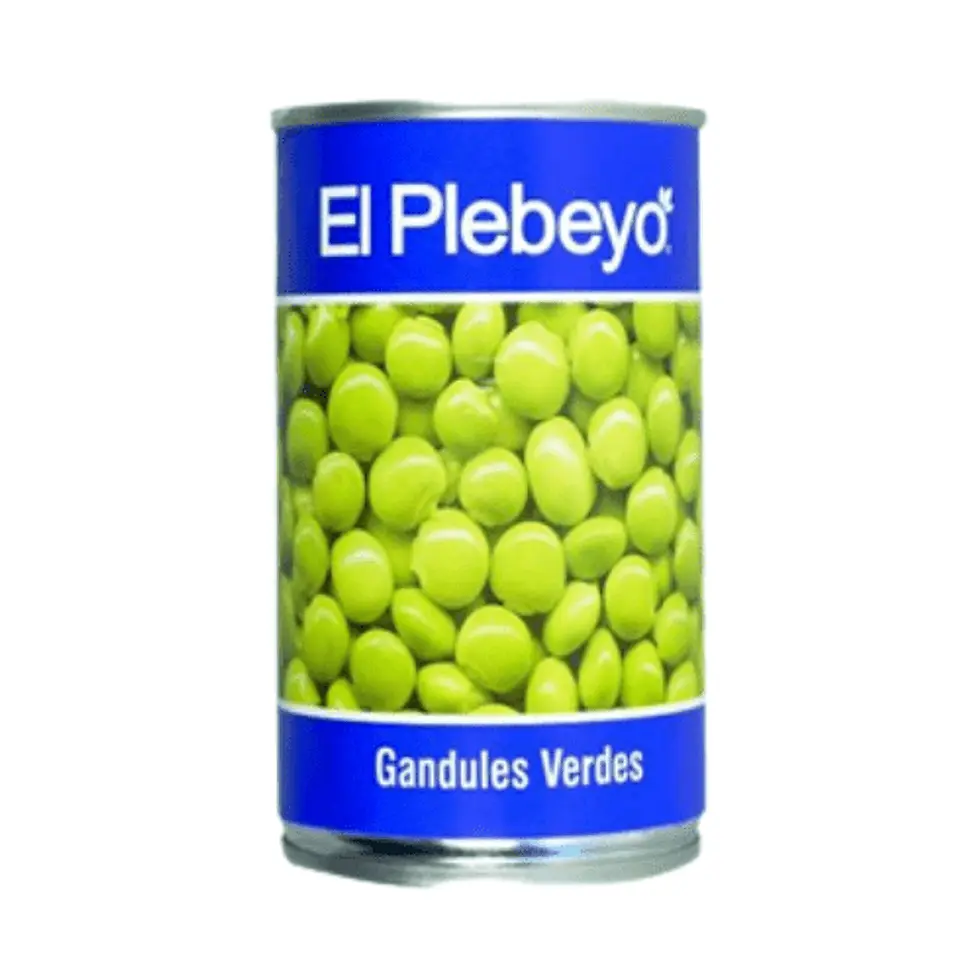Gandules verdes en lata 425gr El Plebeyo