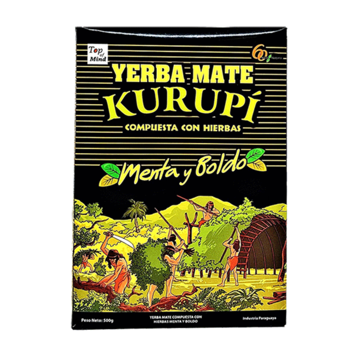 Yerba Mate Menta y Boldo Kurupi 500gr