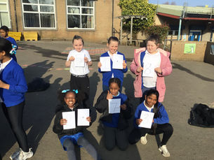 Year 5 Take Maths Outdoors: Exploring Decimals in the Spring Sunshine!
