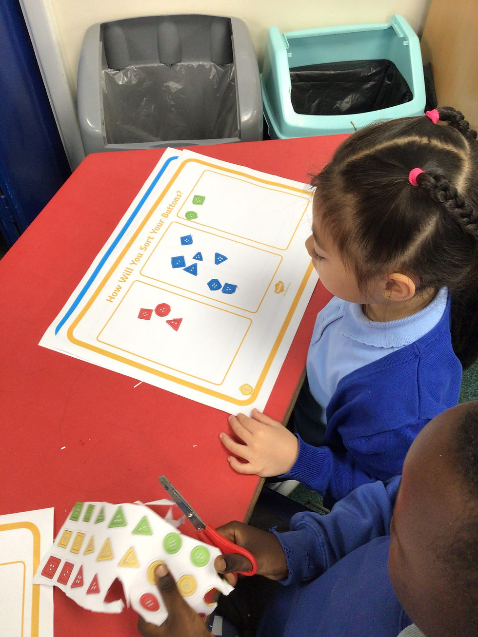 Year 1 - Sorting objects in maths