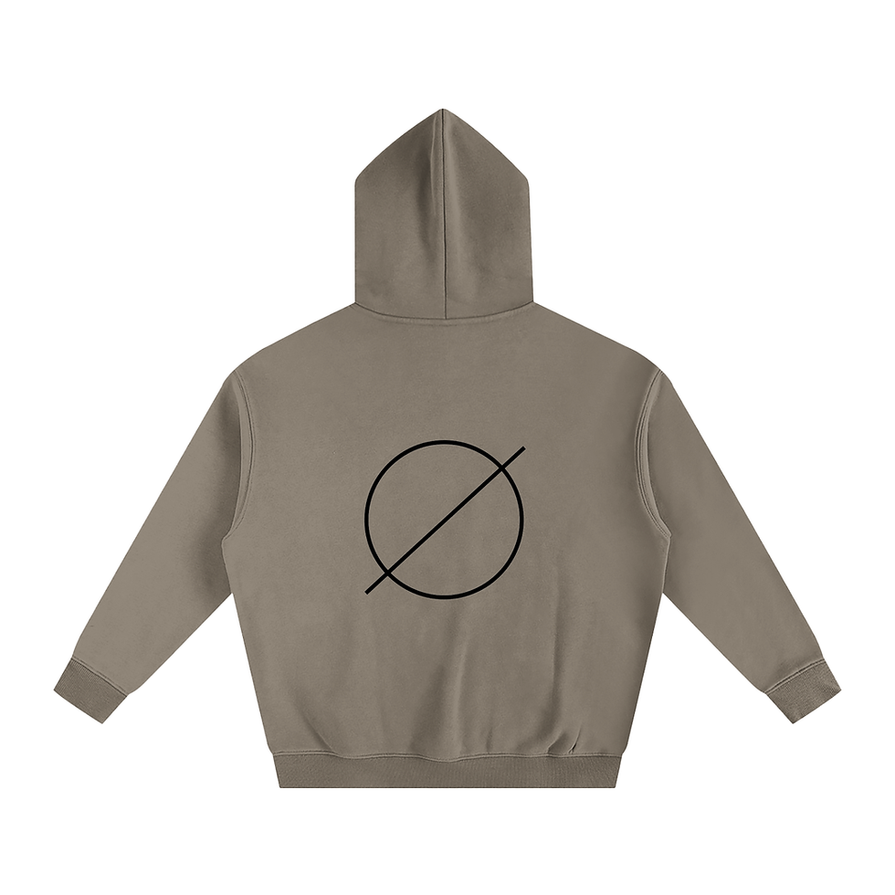 Thumbnail: Circle With Lines Hooded Sweatshirt