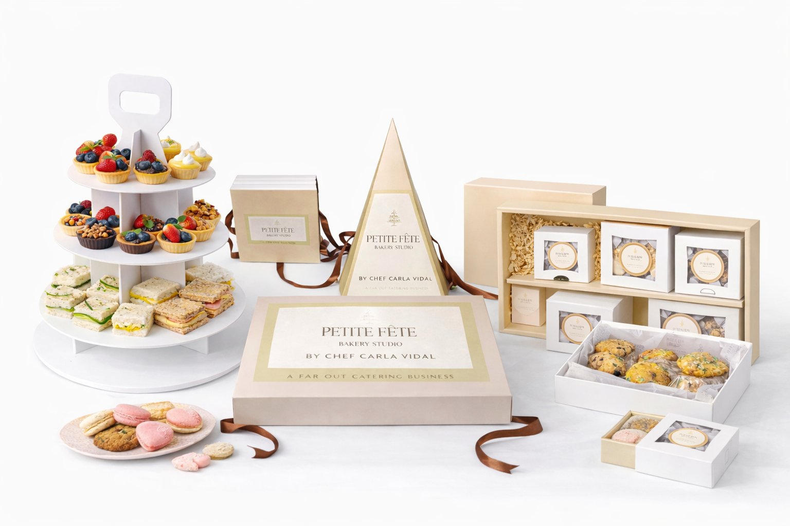 Arranged Food and Objects