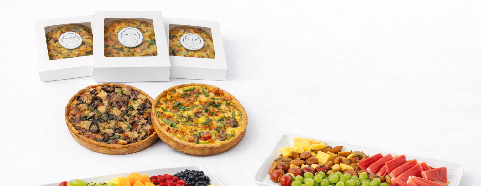 Arranged Food and Objects