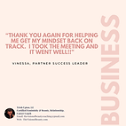 Testimonial of results at The Vision Of Beauty Coaching