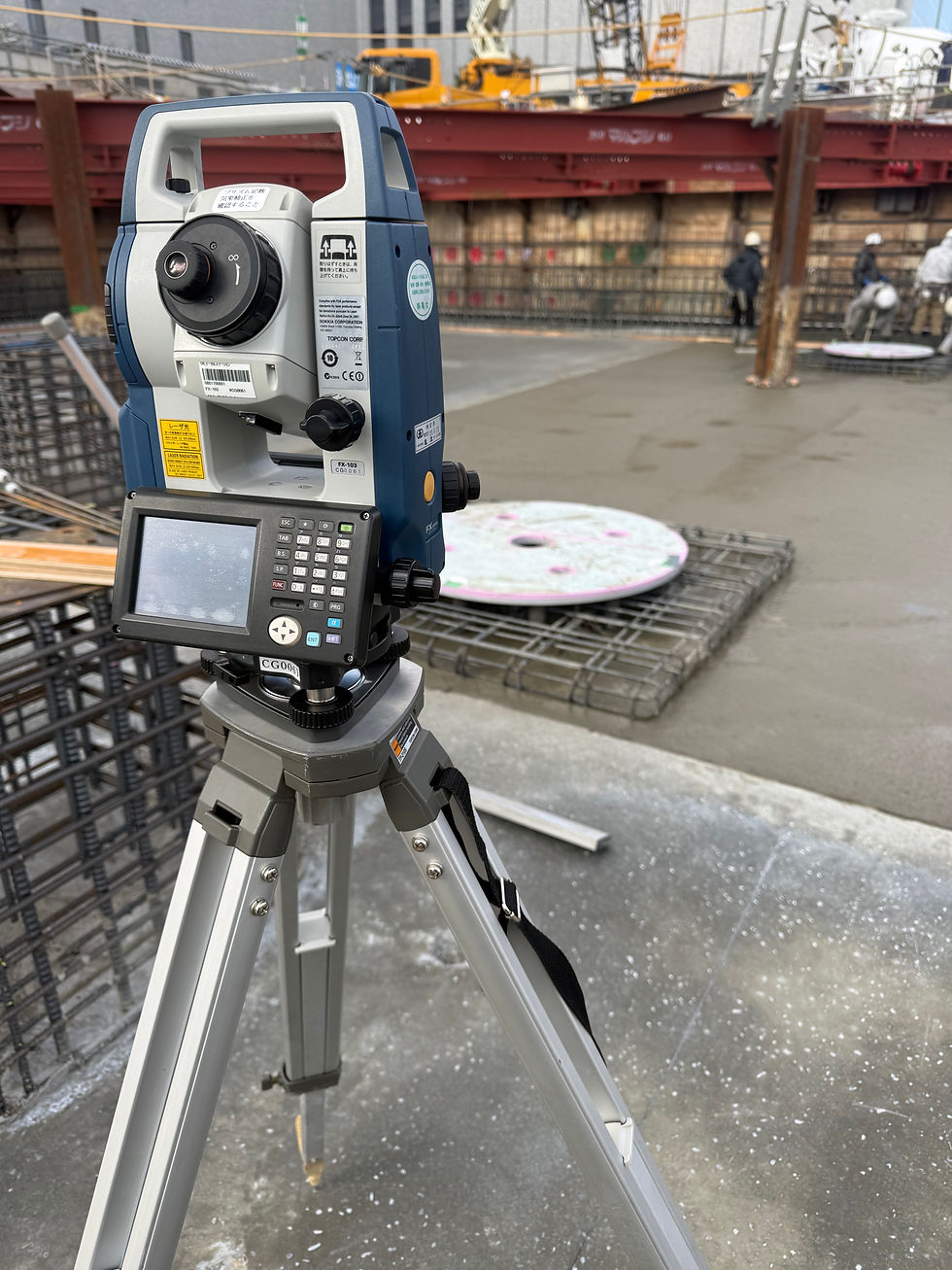 免振プレート調整