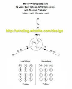 Dual Voltage Motor Wiring Diagram
