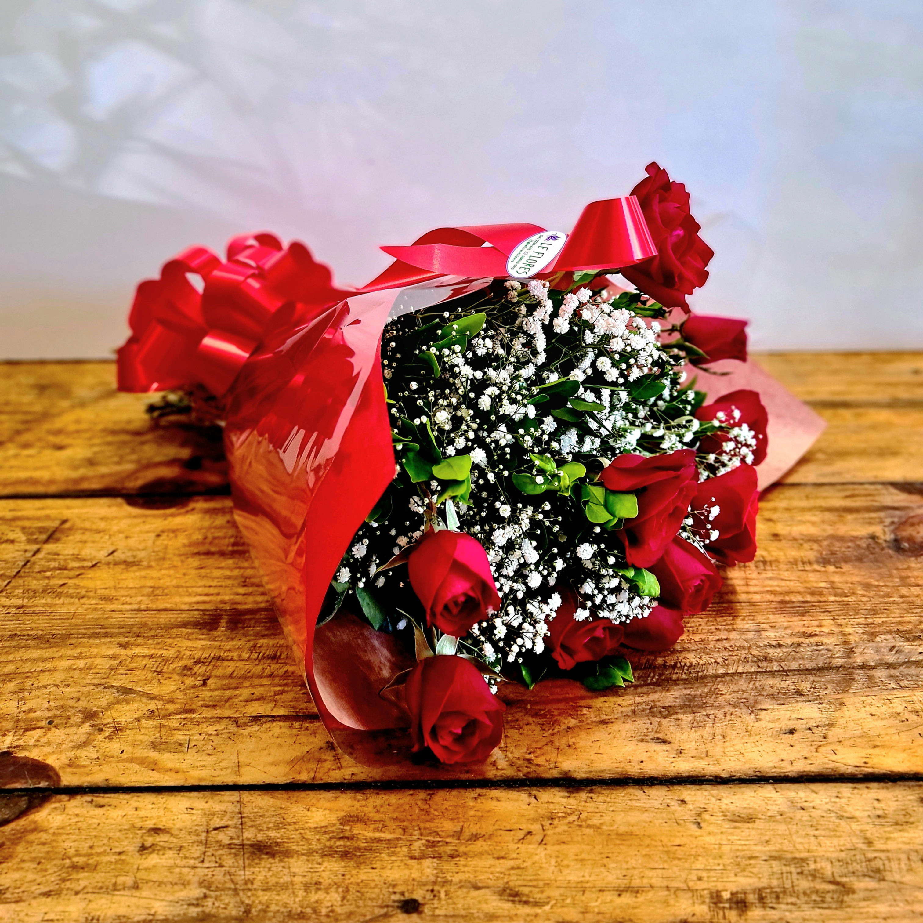 Buquê 12 Rosas Vermelhas