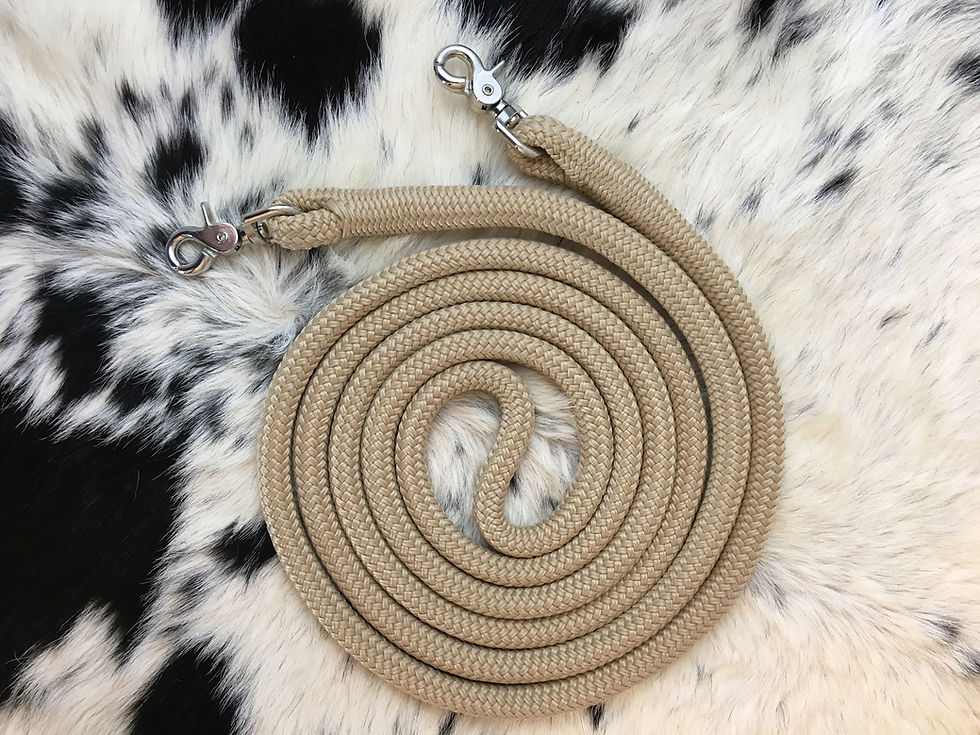 10' Loop Reins w/ Snaps Spliced In
