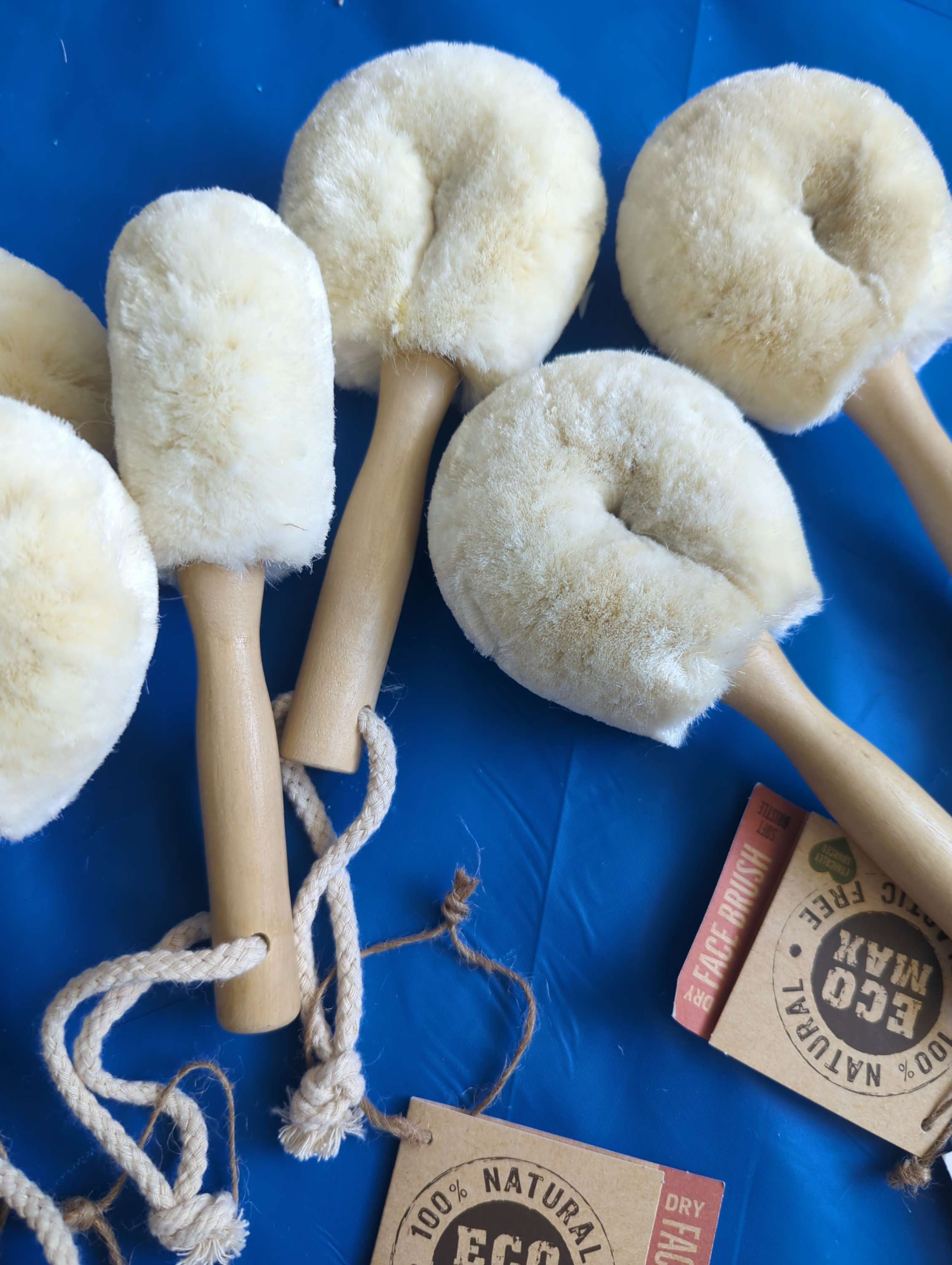 Dry Face Brush Soft Jute - Plastic Free 