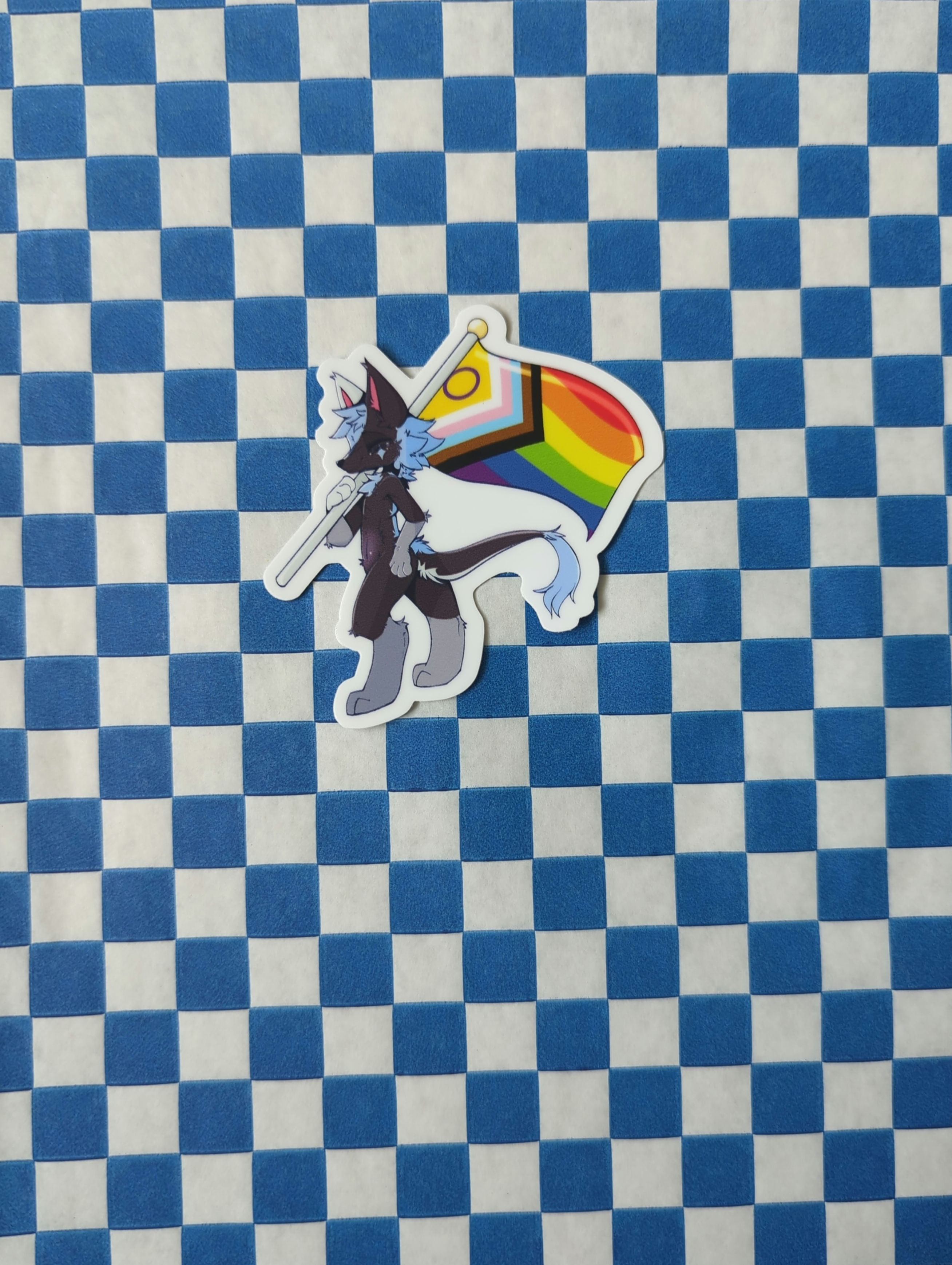 Pride Wolf Sticker 