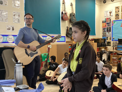 Year 5 Great Guitars in Music!