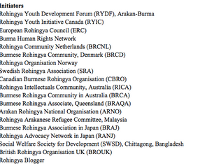 Rohingya Groups Around the World Initiate a People Tribunal on the Genocide in Burma