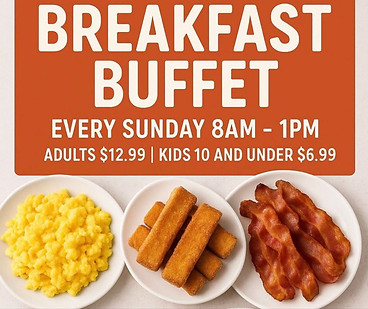 Breakfast Buffet, Sunday Breakfast, Bloody marys, Mimosas, Renucci's Sunday Breakfast, Ionia breakfast