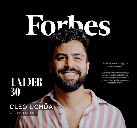 tap | Cleo Uchoa Forbes Under 30