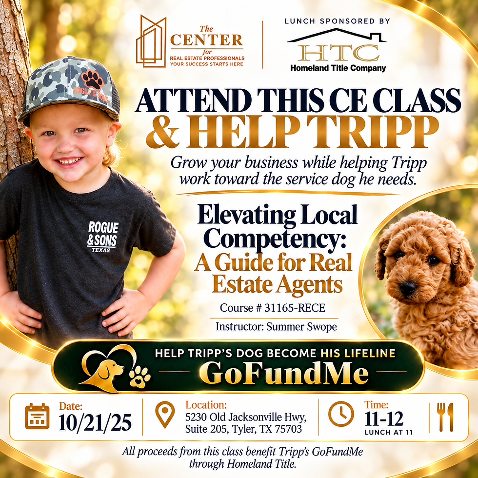 Elevating Local Competency: A CE Class with a Cause — Help Tripp Get His Service Dog!