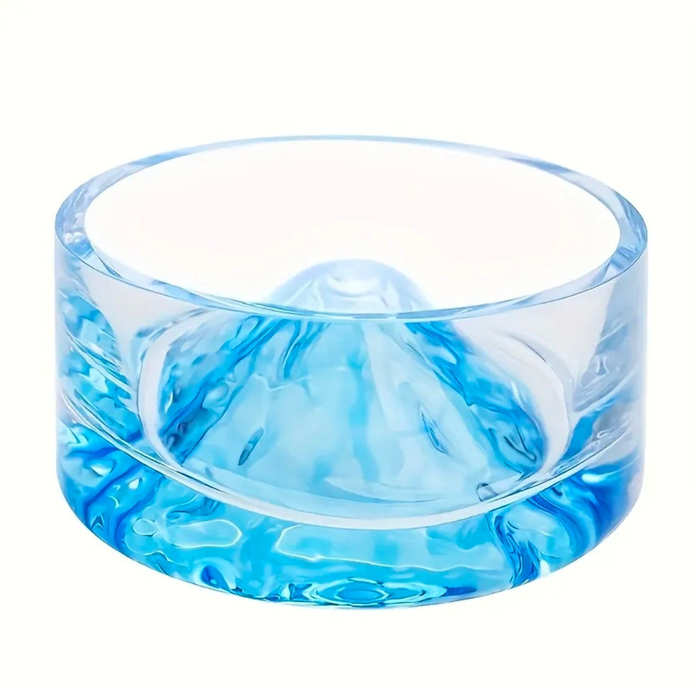 Thumbnail: Mountain-Shaped Glass Bowl