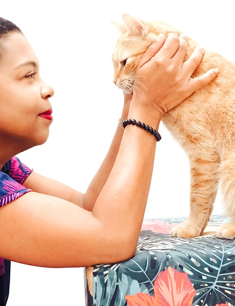 Moment de motivation mutuelle avec mon chat.
