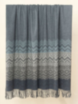 Blue Wave Alpaca Throw
