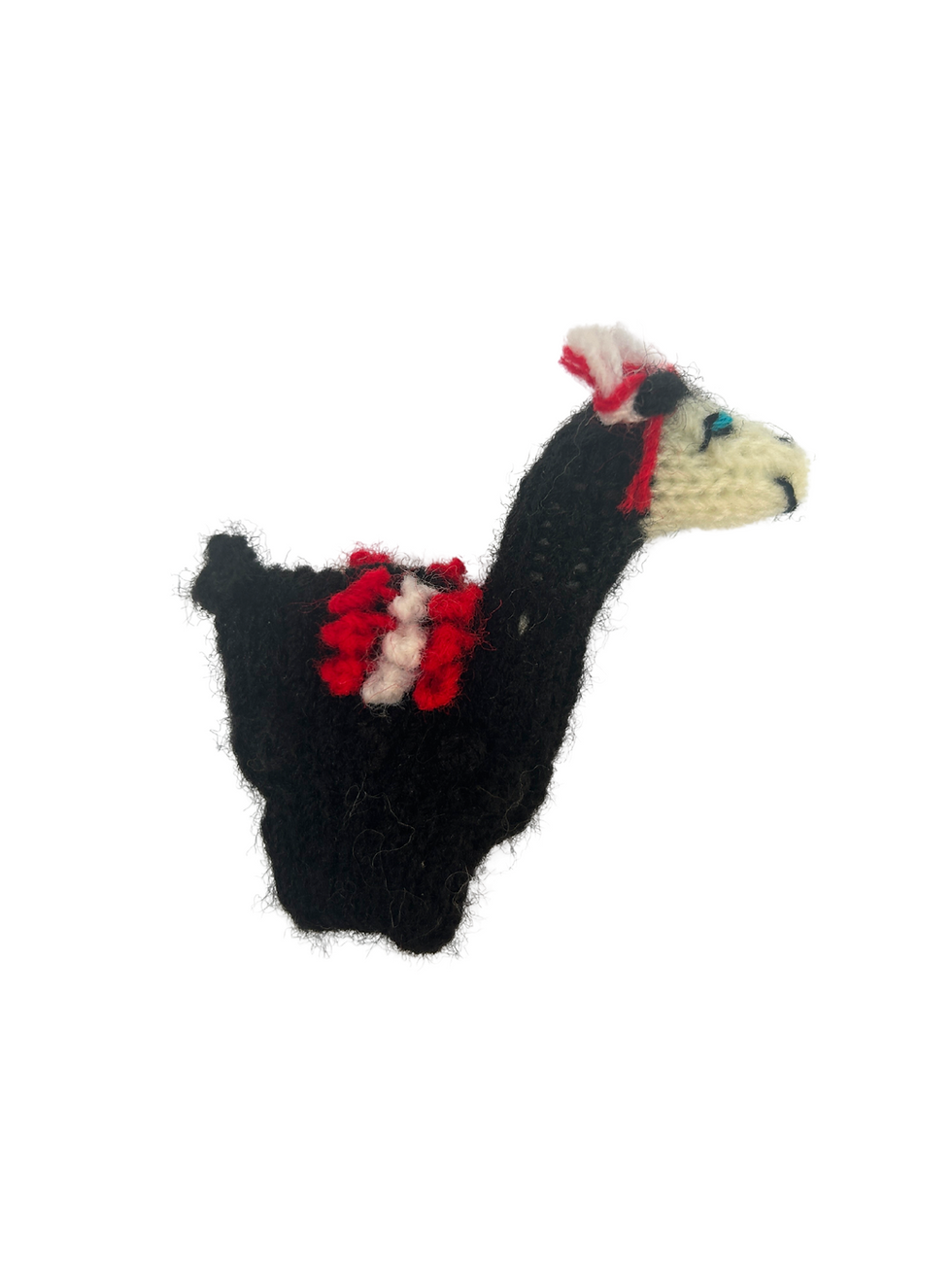 Thumbnail: Alpaca Finger Puppet Black