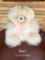 Thumbnail: 100% Baby Alpaca Teddy Bear Baci Multi
