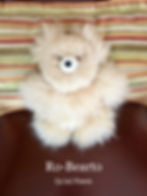 Thumbnail: 100% Baby Alpaca Teddy Bear Ro-Bearto Fawn