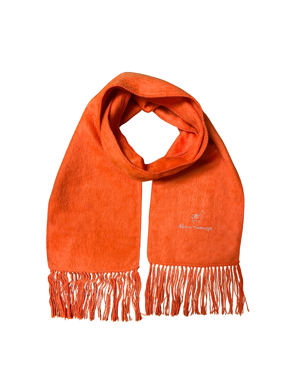 Thumbnail: Alpaca Blend Scarf Orange