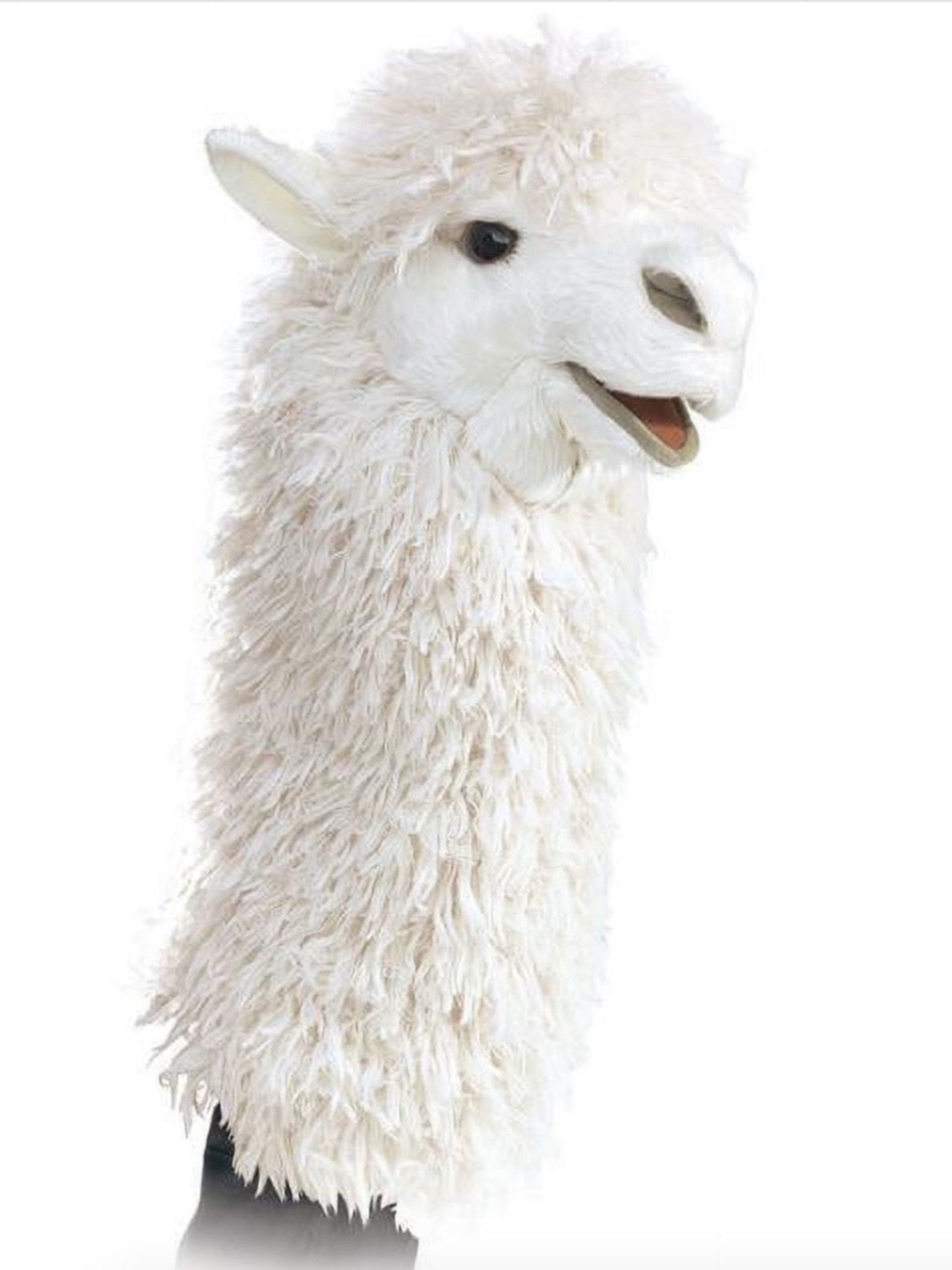 Alpaca Hand Puppet White