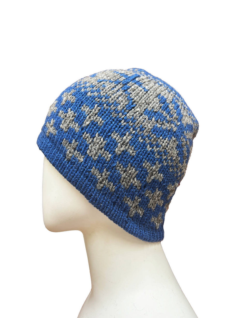 Thumbnail: Snowflake Beanie Alpaca Navy