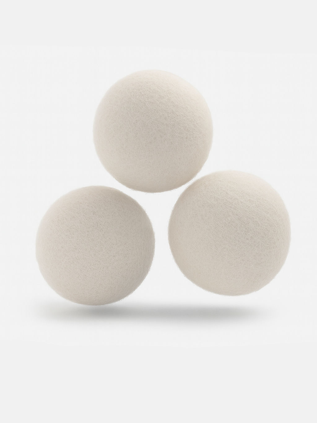 Sheeps wool dryer balls Alpaca alternative white