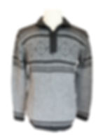 Alpaca Half Zip Sweater Front