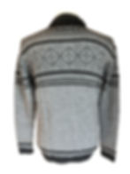 Alpaca Half Zip Sweater Back