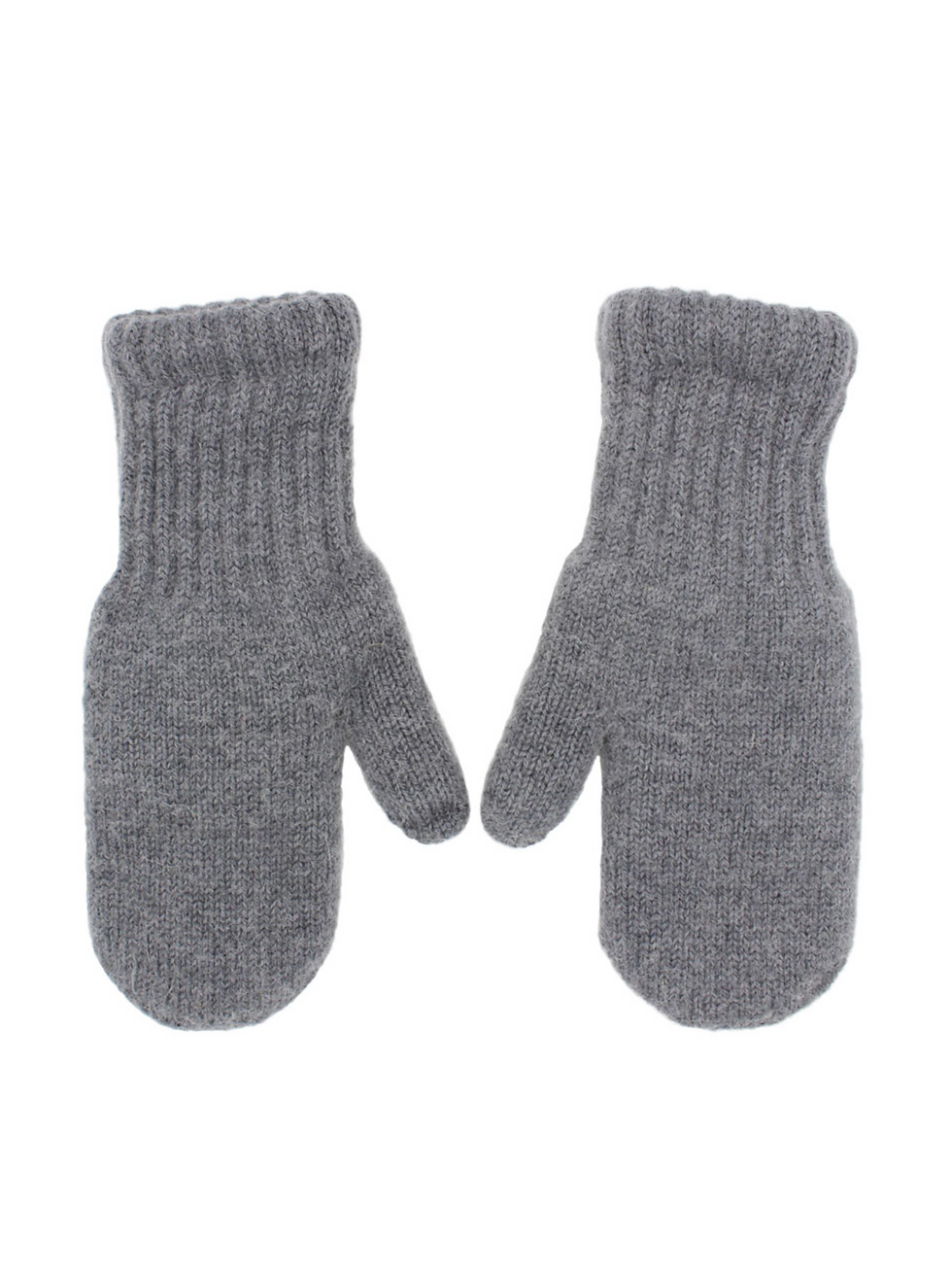 Alpaca Boucle Mittens Grey