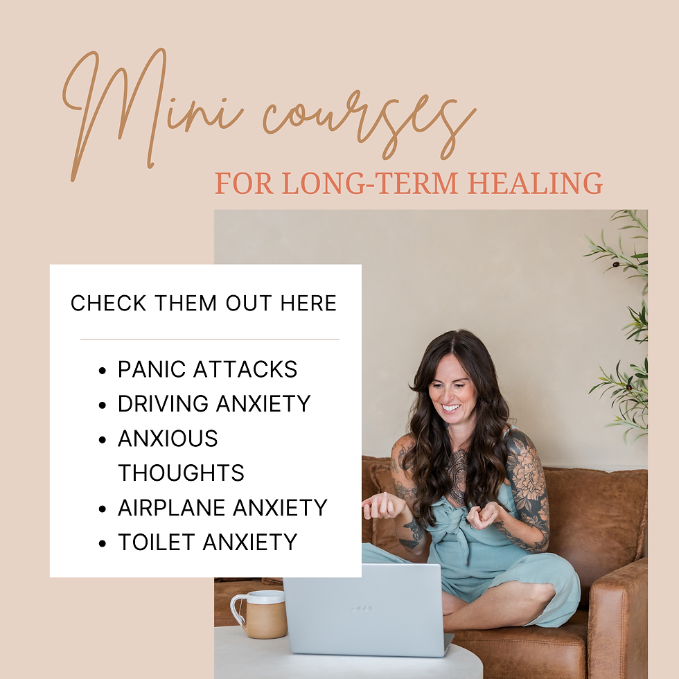 Courses to help you overcome anxiety, panic disorder, and agoraphobia