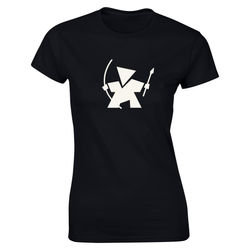 SAGITTARIUS LADIES STRACT BLK T.jpg