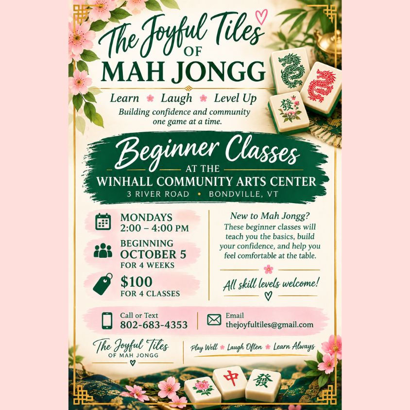 Beginner Mahjong Classes (4-class program)