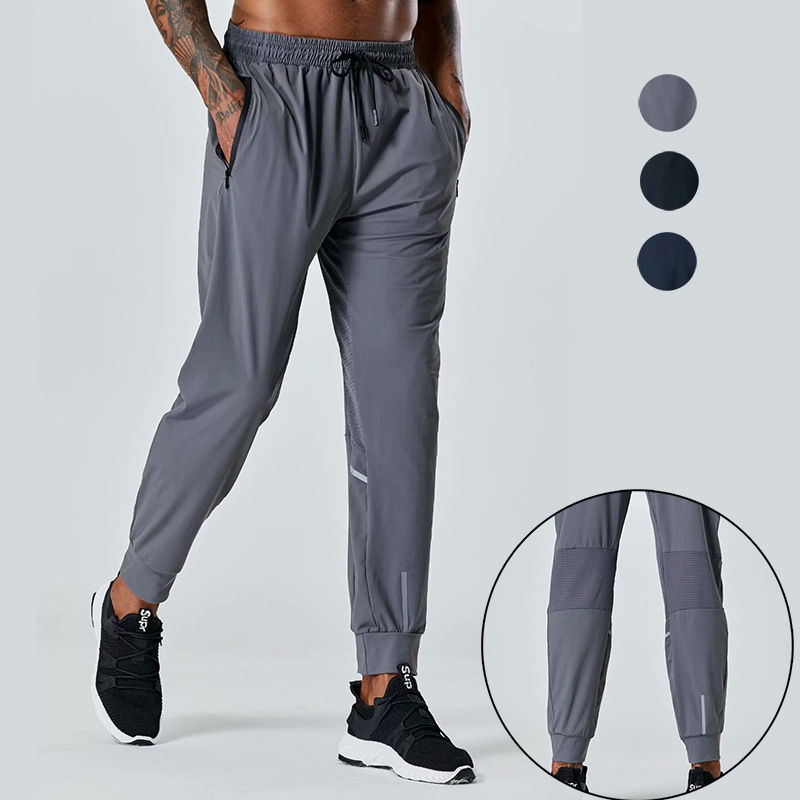 Thumbnail: Men's casual Jogger Pants Slim With Zipper Pockets
