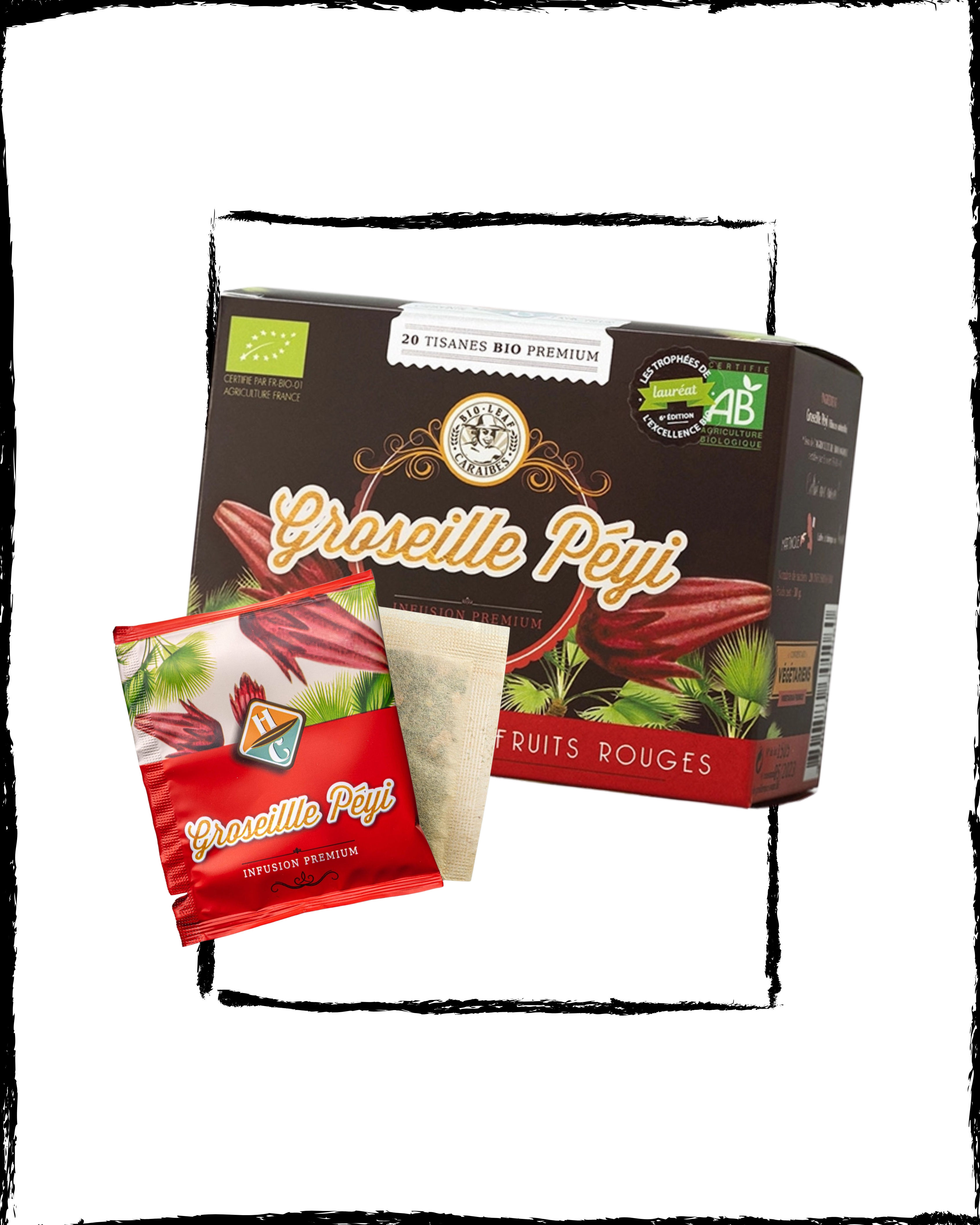 Infusion Bio - Groseille Péyi 20 sachets