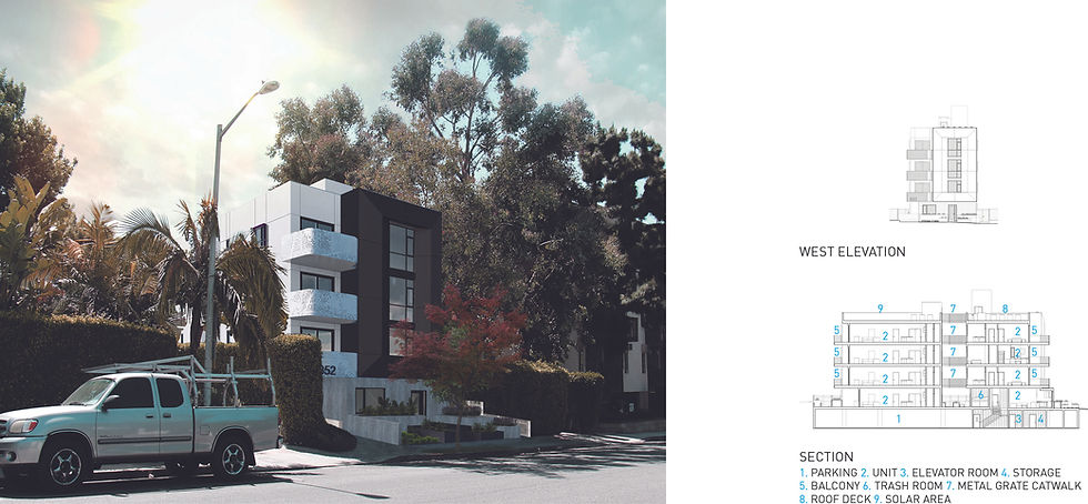 Architecture Informed by Technology Sustainability Innovation, West Knoll Apartments in West Hollywood by Tighe Architecture