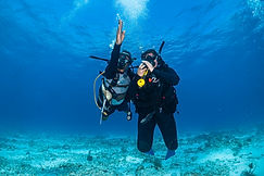Open water referral diver in training