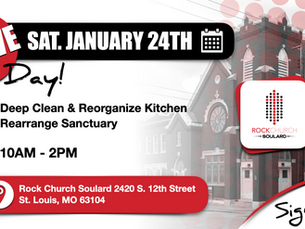 Serve Day: Deep Clean Kitchen & Rearrange Sanctuary