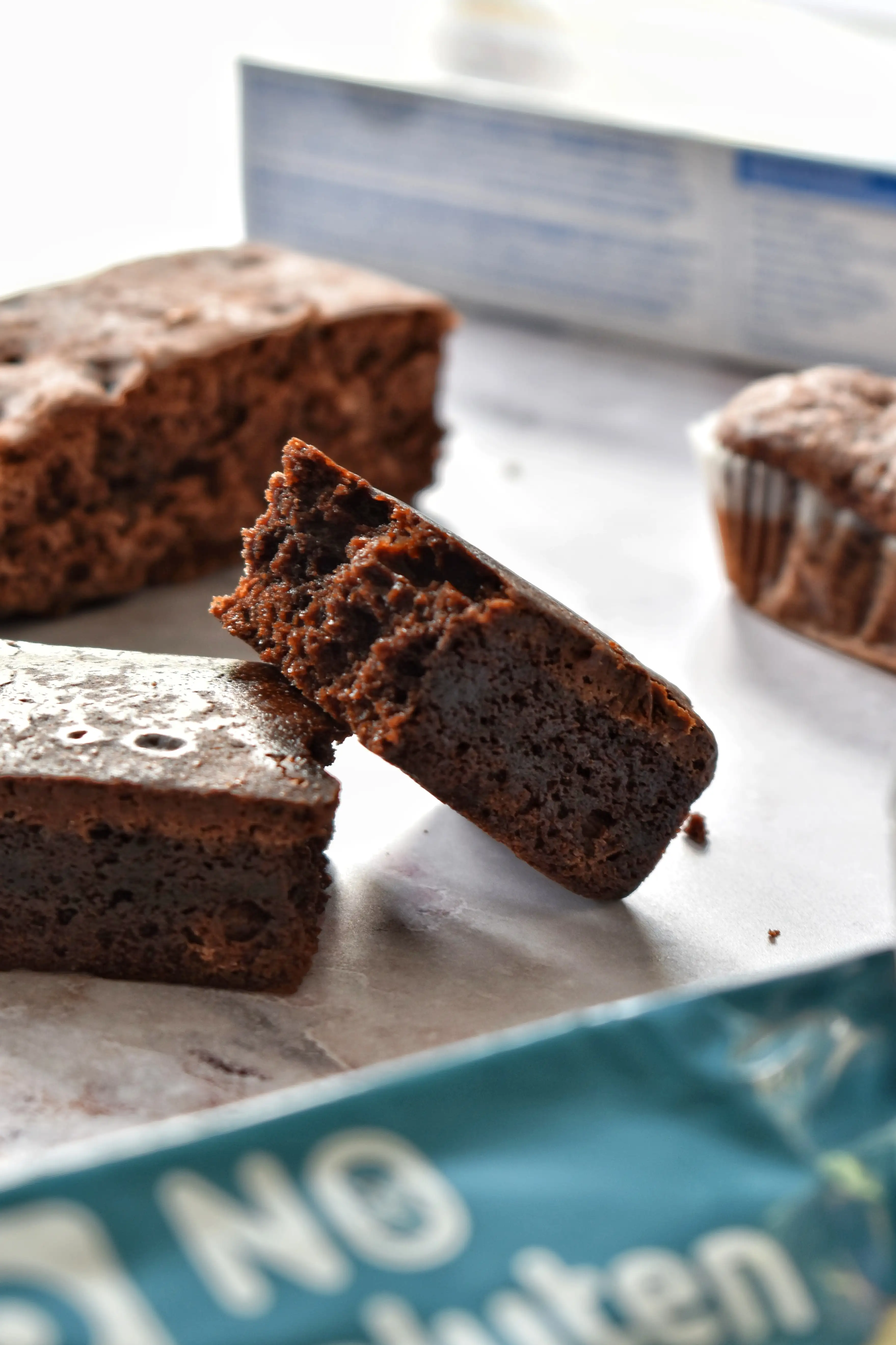 Glutenvrije brownies uit de supermarkt