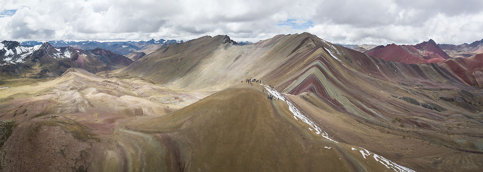 Rainbow Mountain SteveBurns Panoramic Peru