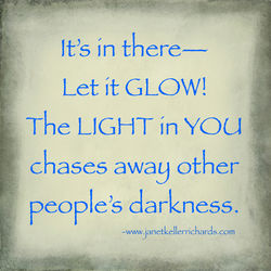 Let your light glow!