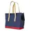 Thumbnail: Navy & Red | Canvas Pet Tote