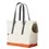 Thumbnail: Natural & Orange | Canvas Pet Tote