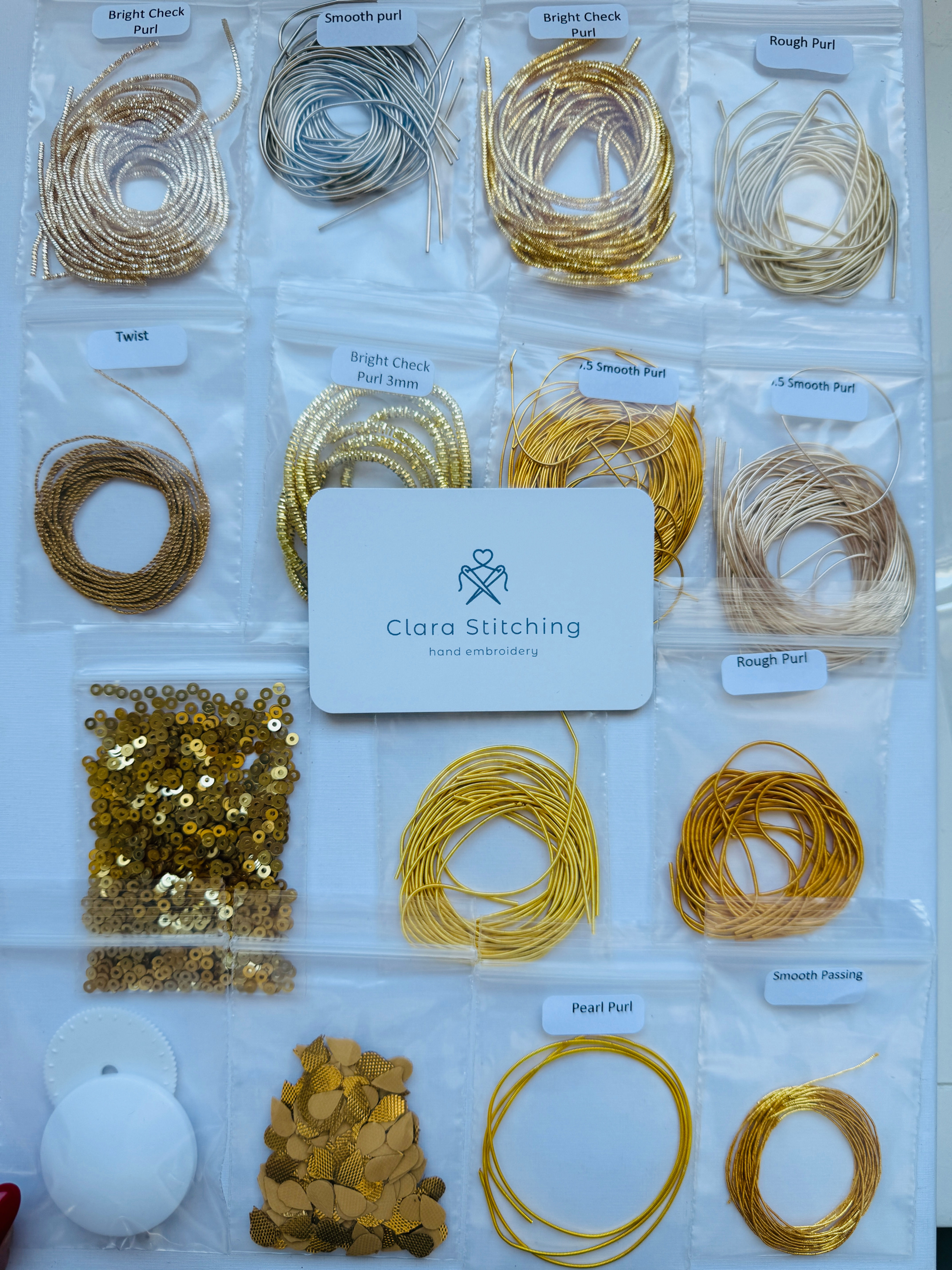 ✨ Golden Tones: Goldwork Supplies Bundle