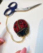 Thumbnail: Ladybird: Goldwork & Stumpwork workshop
